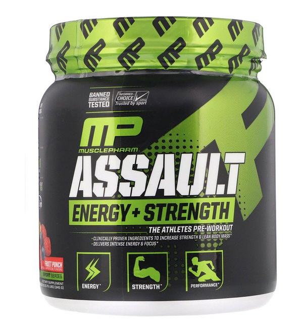 MusclePharm Assault Energy + Strength Pre-Workout Fruit Punch 0.76 lbs (345 g)