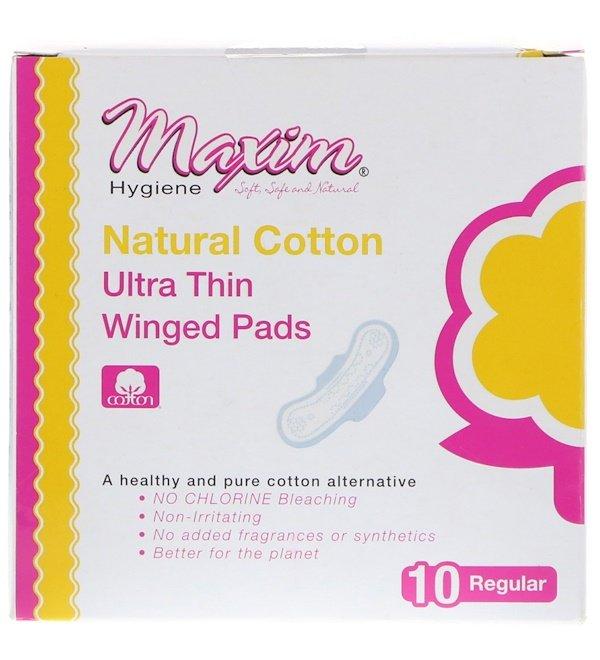 Maxim Hygiene Products Ultra Thin Winged Pads Regular 10 Pads