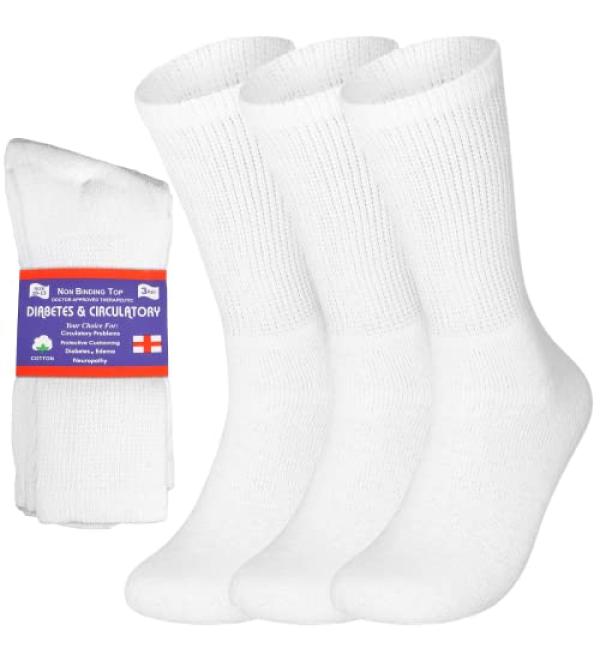 Special Essentials Diabetic Crew Socks 3Pcs - Buy Online on GoSupps.com