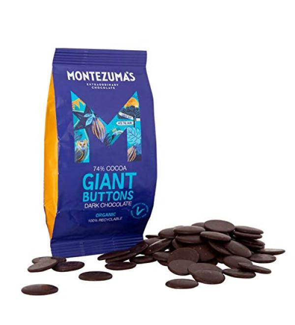 Montezuma's Montezuma'S Pack of 8 Jumbo Dark Chocolate Buttons 180g