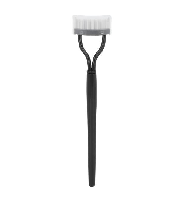 Eyelash Comb Eyelash Separator Eyelash Brush Curved Design Separate Cover Stainless Steel Material Black Straight Handle Lash Separator - Buy Online on GoSupps.com