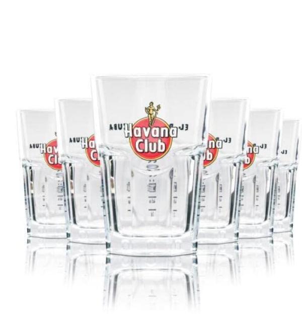 Shop 6 Havana Club Cuba Libre & Mojito Glasses | Perfect for Cocktails | International Shipping Available - Buy Online on GoSupps.com