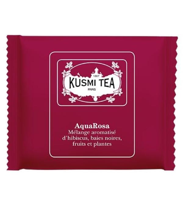 KUSMI TEA - AQUAROSA ORGANIC - Box of enveloped tea bags (50)