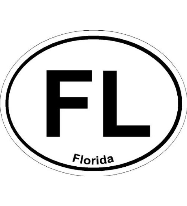 Oval (Florida) State Bumper Sticker