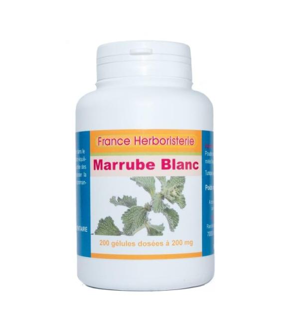 WHITE HORESTE CAPSULES 200 capsules with a dosage of 200 mg.