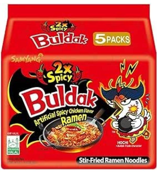 SAMYANG 2x Spicy Ramen Noodles 5-Pack Korean - Buy Online on GoSupps.com