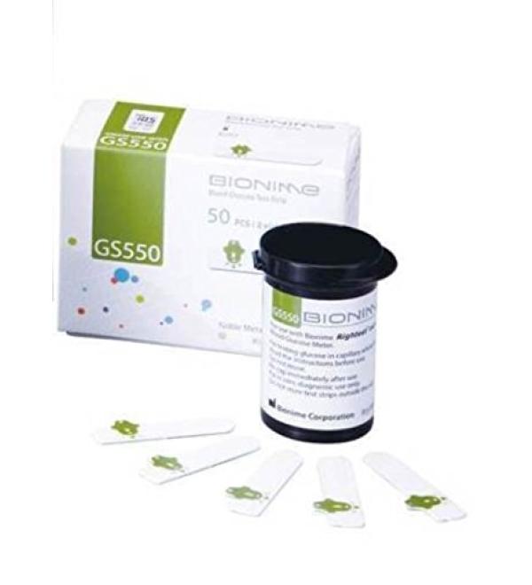 Bionime Rightest GS550 Blood Glucose Test Strips- 50 ct.