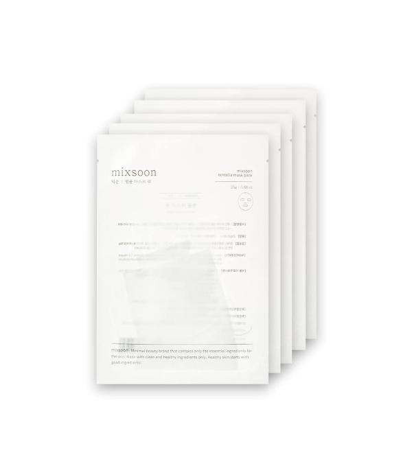 mixsoon Centella Mask Pack 5 Count - Buy Online on GoSupps.com