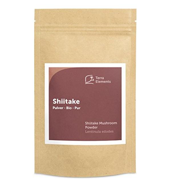 Terra Elements Organic Shiitake Powder 100g - Buy Online on GoSupps.com