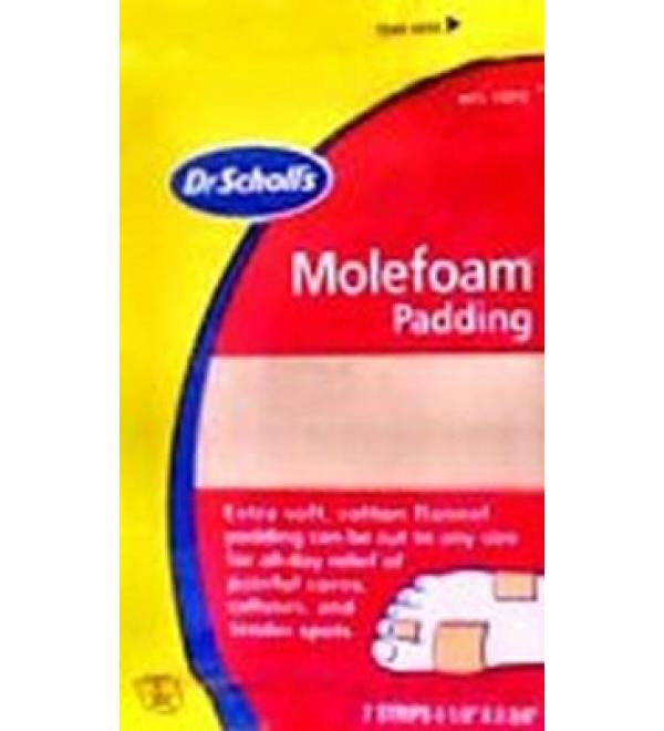 Dr. Scholl's Molefoam Padding Men and Women 2-Count (3-Pack)