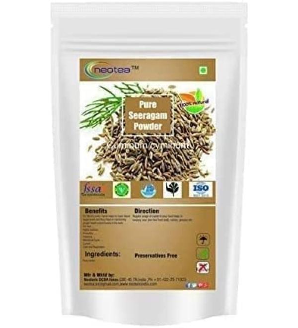 THRU Seeragam Jeera Cuminum Cyminum Jeerege Powder 400G