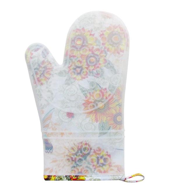 Birds and Sunflowers Silli Mitt