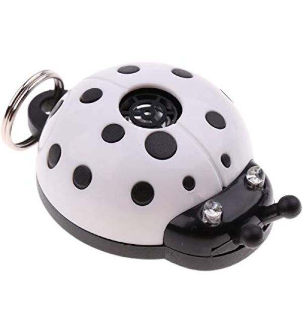 Tuoservo Pet Dog Cat Ultrasonic Animal Pest Repeller for Ticks Fleas Lice and Mosquitos Ladybug Shape (White) - Buy Online on GoSupps.com