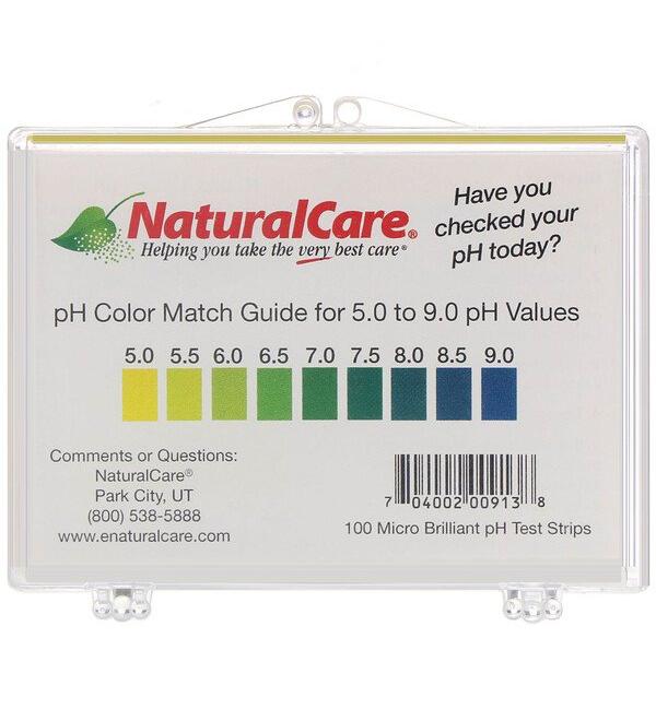 NaturalCare pH Test Strips 100 Strips