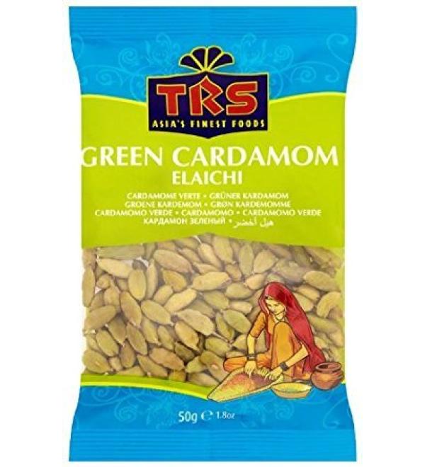 TRS Green Cardamom 0.05 kg - Pack of 10