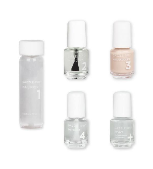 Dazzle Dry Mini Kit 4 Step System - Boss Neutral Nude Cream (5 Piece Kit) - Buy Online on GoSupps.com