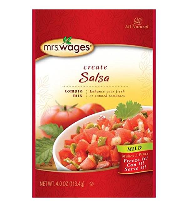 Mrs. Wages Mild Salsa Mix 4oz( 2 Pack )