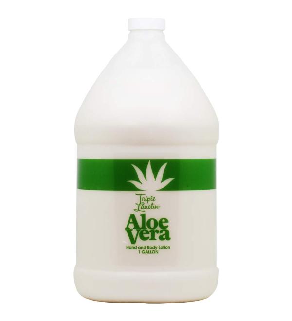 Vienna Beauty Triple Lanolin- Aloe Vera Lotion Gallon 128 Fl Oz (Pack of 1)