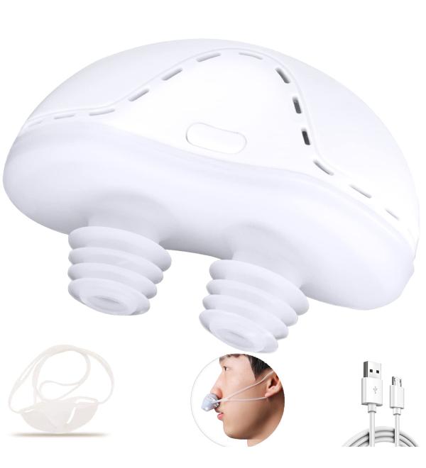 Variable Speed Electronic Anti Snoring Device with Adjustable Wind Speed - White - Buy Online on GoSupps.com