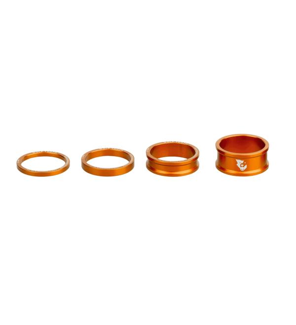 Wolf Tooth Anodized Headset Spacers - Orange (3mm, 5mm, 10mm, 15mm) - Buy Online on GoSupps.com