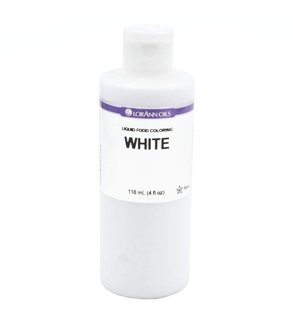 LorAnn White Liquid Food Coloring - 4 oz Bottle (Pack of 1) - Buy Online on GoSupps.com