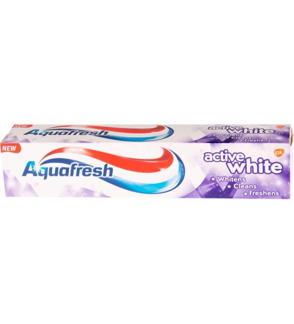 AQUAFRESH Active White Toothpaste 1 Unit - Buy Online on GoSupps.com