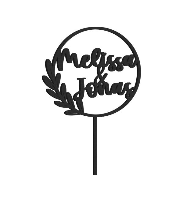 Alsino Personalized Cake Topper Birch Wood - Buy Online on GoSupps.com