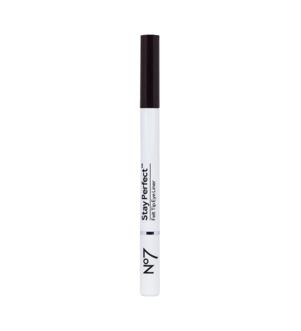 No7 Stay Precise Felt Tip Eye Liner - Brown - Precision Tip Liquid Eyeliner Ideal for Cat Eye Look - Easy to Use  Long Lasting Eyeliners for Women (1.6g)