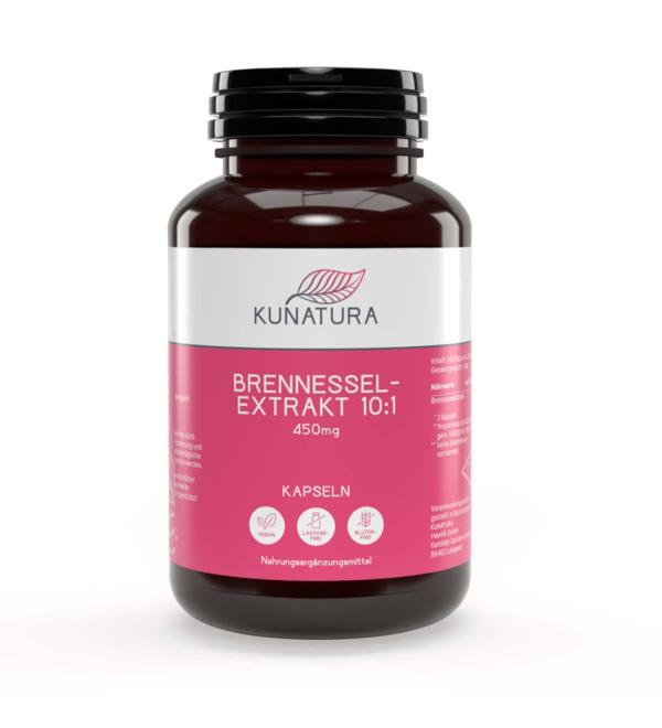 KUNATURA Nettle Extract 200 Capsules 450mg - Buy Online on GoSupps.com