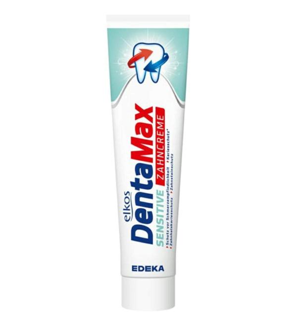 Toothpaste EDEKA Elkos Dentamax sensitive value pack 3 x 125ml (3x125ml)