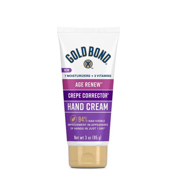 Gold Bond Age Renew Crepe Corrector Hand Cream 3 oz | Replenishing & Smoothing Formula - Buy Online on GoSupps.com