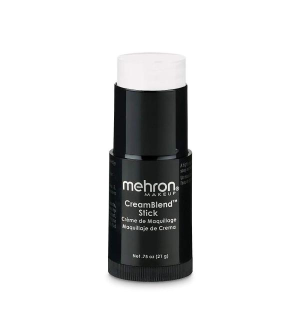 Mehron Makeup CreamBlend Stick Body Paint White - Buy Online on GoSupps.com