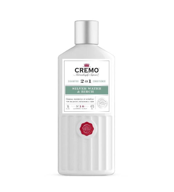 Cremo 2-In-1 Shampoo & Conditioner Silver Water & Birch 16 Fl Oz
