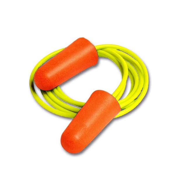ERB 14382 Safety Erb03C Foam Corded Disposable Ear Plugs One Size Orange
