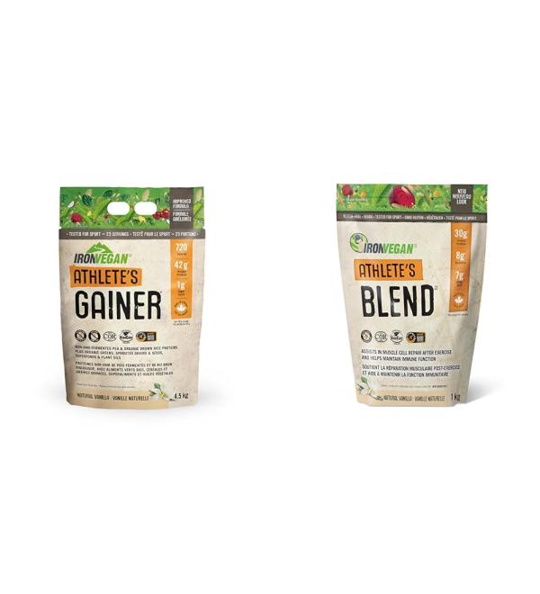 IRONVEGAN Athlete's Gainer Vanilla 4.5 kg - Buy Online on GoSupps.com