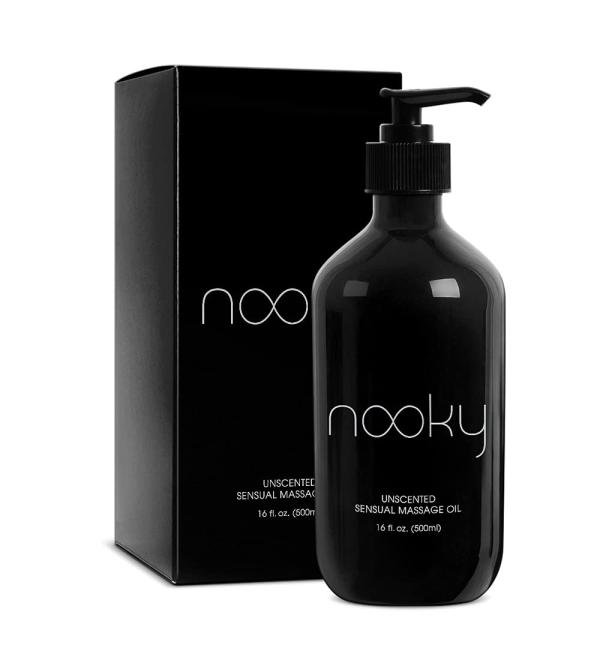 Nooky Massage Oil Fractionated Coconut 16oz - Buy Online on GoSupps.com