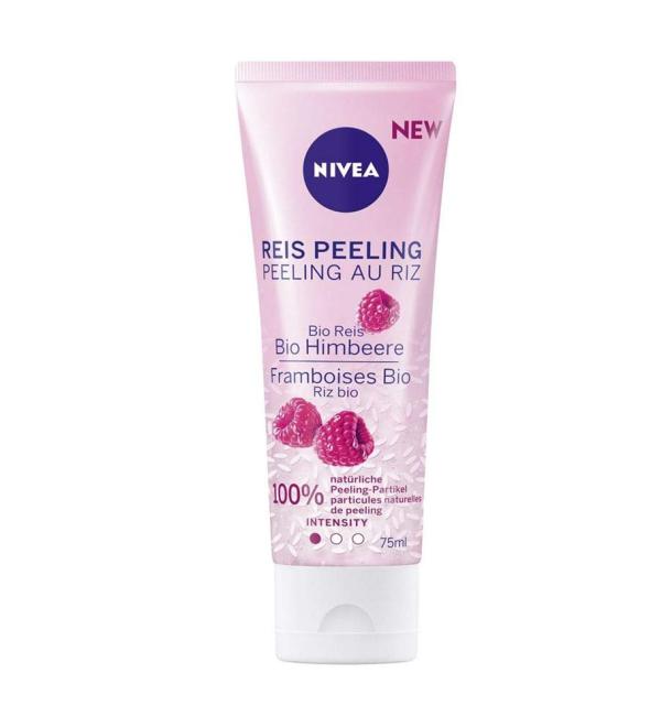 Nivea Rice Peeling Organic Raspberry 75ml - Buy Online on GoSupps.com