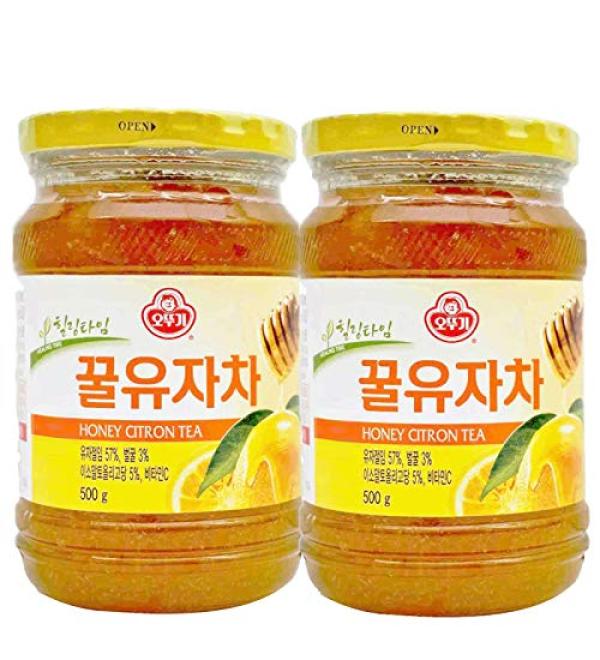 Yuzu Tea Lemon Honey 500g (2 bottles) - Buy Online on GoSupps.com
