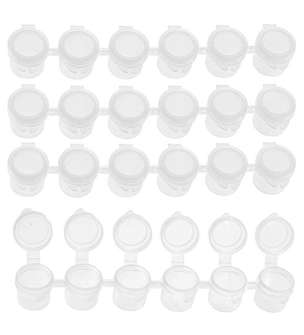10 Strips Empty Paint Pot 5ml White - Buy Online on GoSupps.com