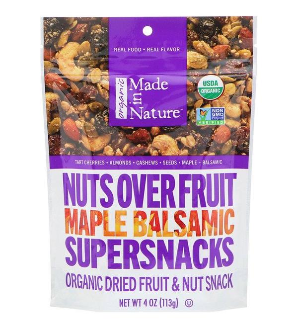 Made in Nature Organic Nuts Over Fruit Supersnacks Maple Balsamic 4 oz (113 g)