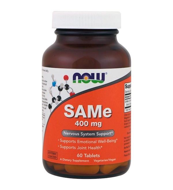 Now Foods SAMe 400 mg 60 Tablets