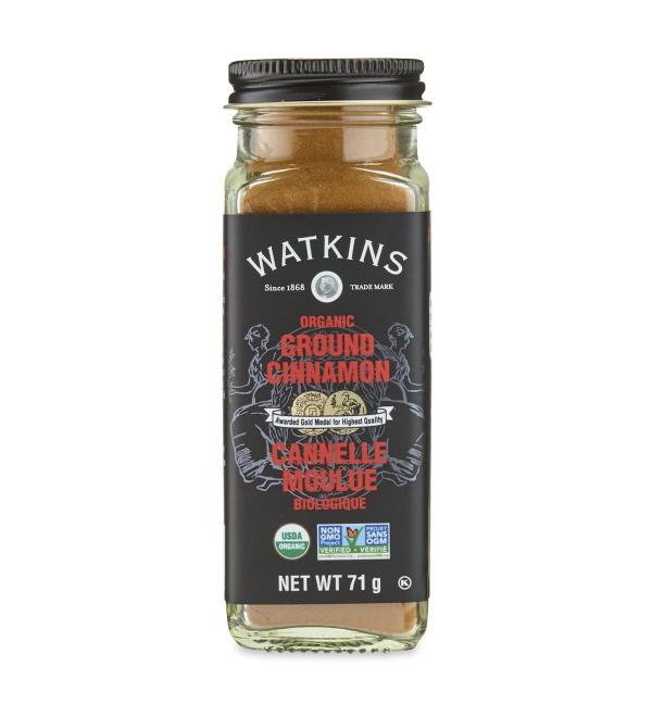Watkins Gourmet Organic Spice Jar Ground Cinnamon Non-GMO Kosher 71 g - Buy Online on GoSupps.com