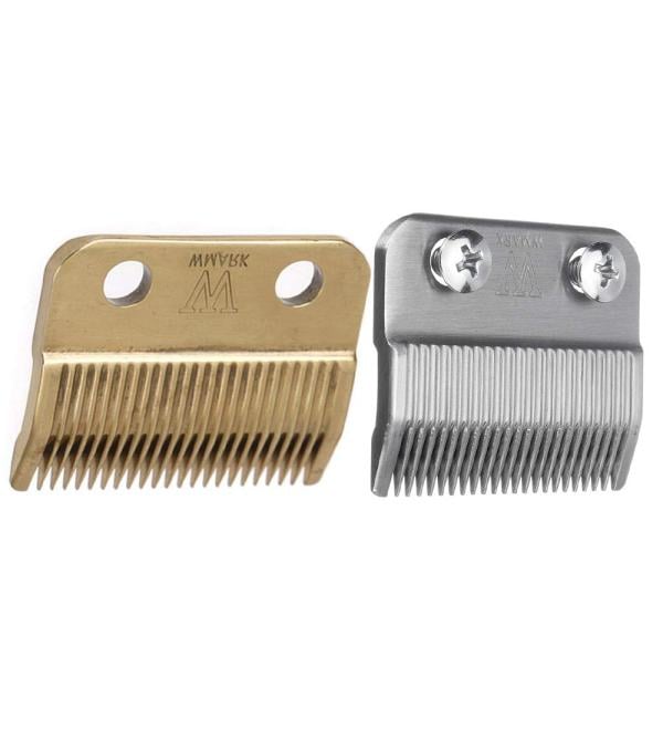 Lukasz 2Set Replace Cutter Head Metal Bottom Clipper Blade for Electric Shaver-Golden & Silver - Buy Online on GoSupps.com