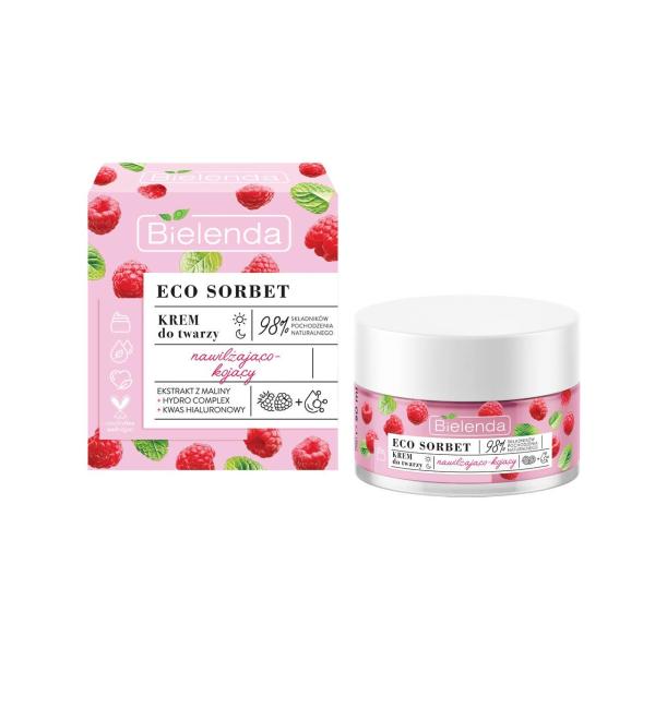 Bielenda Eco Sorbet Raspberry Face Cream 50ml - Buy Online on GoSupps.com