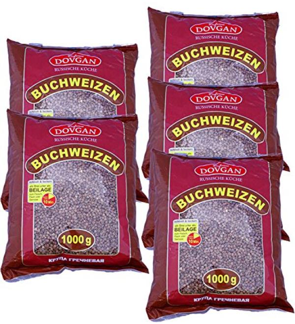 Dovgan Buckwheat Economy Pack - Pack of 5 - (5 x 1kg)