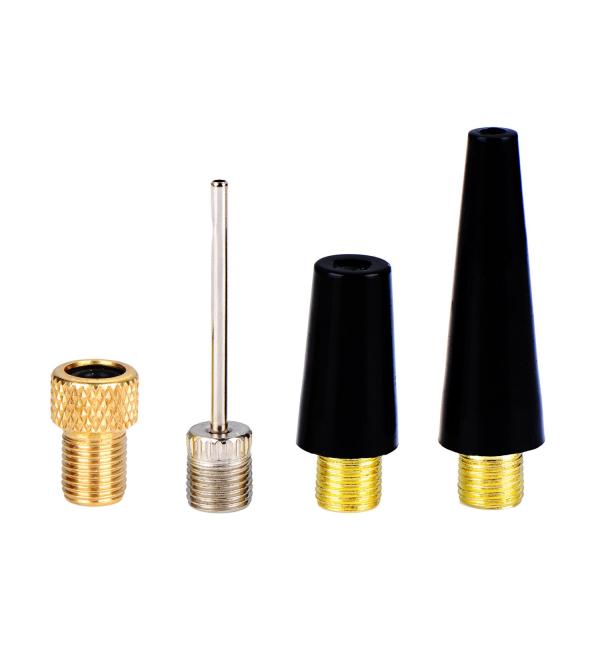 Shappy 4 Pieces Ball Pump Needle Set for Inflating Sports Balls - Needle Inflator Kit with Nozzle Adapter - Buy Online on GoSupps.com