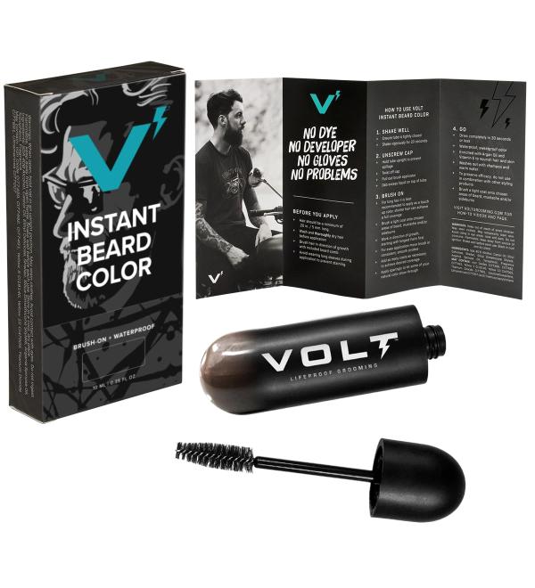 VOLT Beard Color Ebony Brown 0.35oz - Buy Online on GoSupps.com