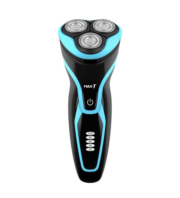 MAX-T Men Electric Razor Rotary Blue - Buy Online on GoSupps.com
