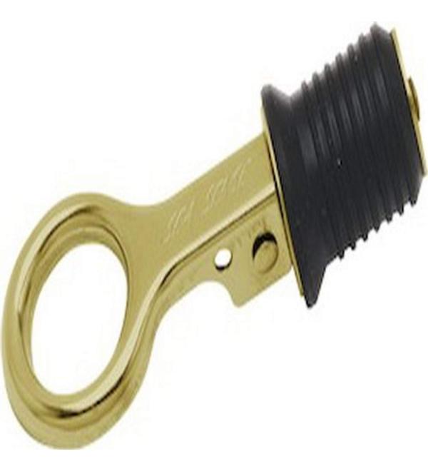 SeaSense Drain Plug 1-1/4-Inch Snap, Brass
