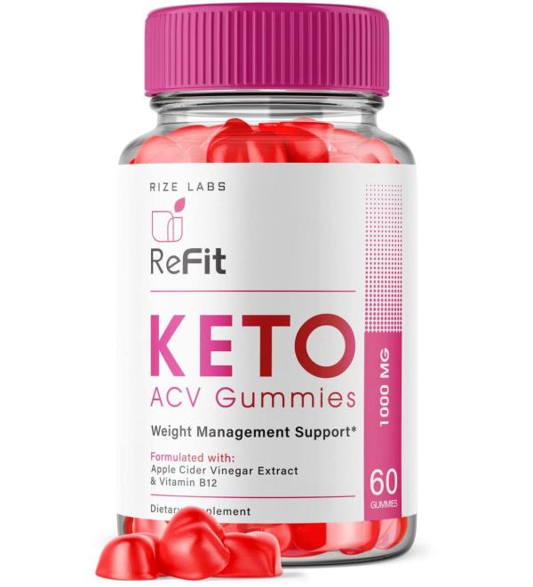 Refit Keto Gummies ACV 60 Gummies - Buy Online on GoSupps.com